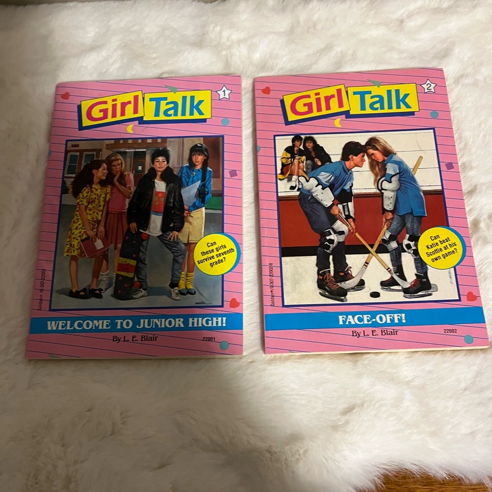 Girl Talk 1 and 2 chapter books